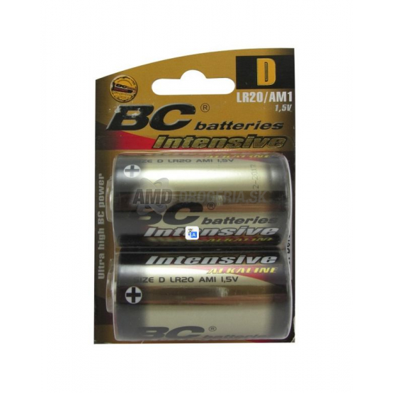BATÉRIA BC LR20/AM1 1,5V 2 KS