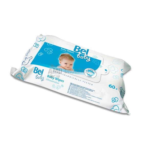 BEL BABY VLHČENÉ UTIERKY 60 KS