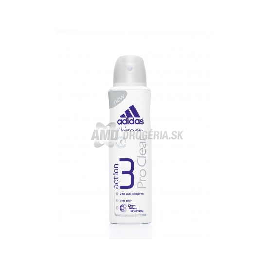 ADIDAS DEODORANT ACTION3 WOMAN PRO CLEAR 250 ML