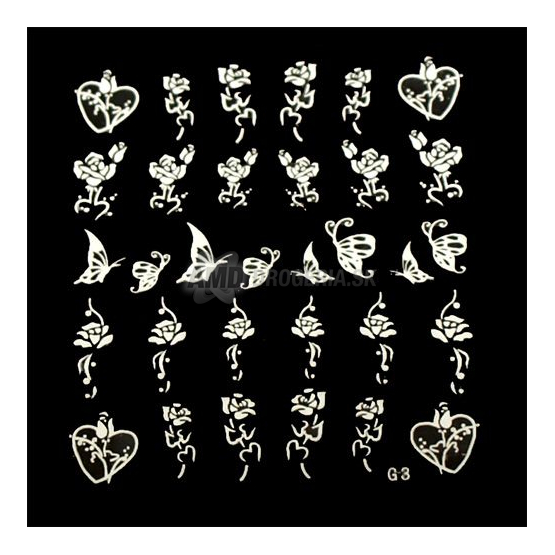 NÁLEPKY NA NECHTY JS-153 N