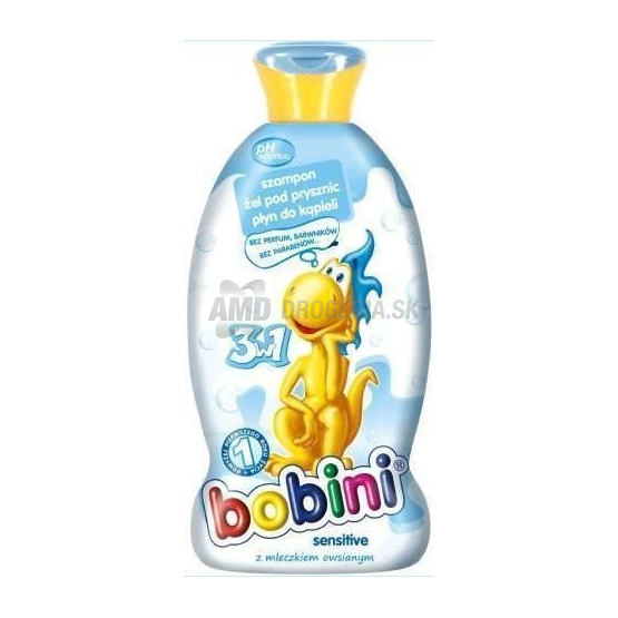 BOBINI DETSKÝ ŠAMPÓN 3V1 SENSITIVE 400 ML
