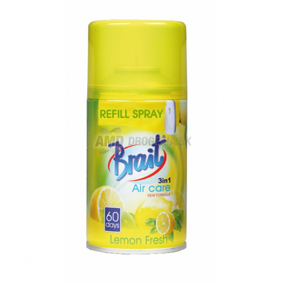 BRAIT AUTOMATICKÝ SPRAY NÁHRADA LEMON 250 ML