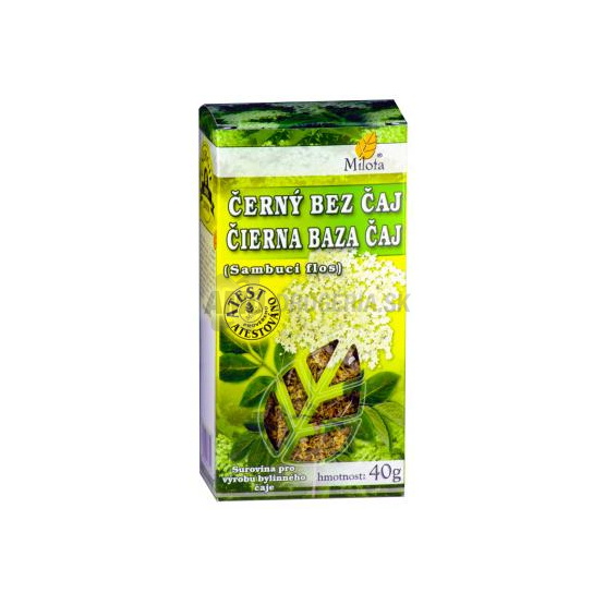 BYLINNÝ ČAJ BAZA ČIERNA KVET 40 GR
