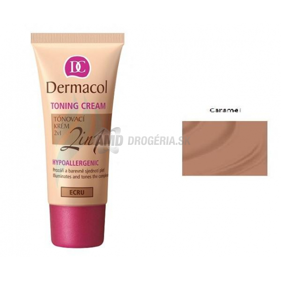 DERMACOL TÓNOVACÍ KRÉM 2V1 CARAMEL 30 ML