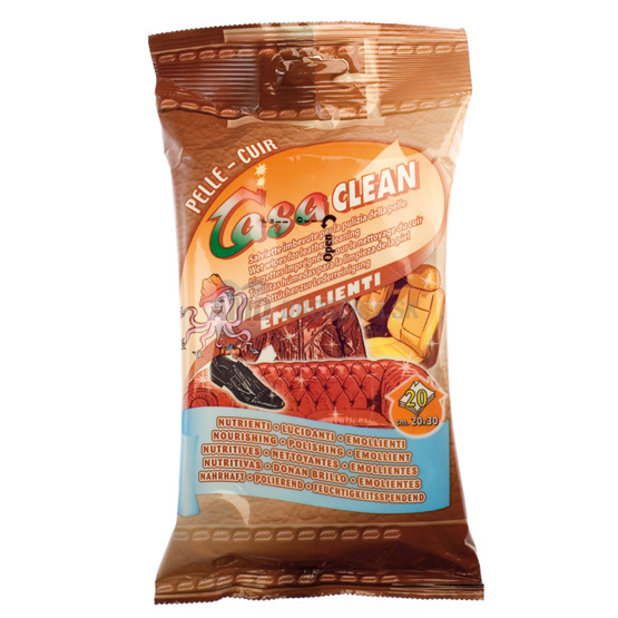 CASACLEAN VLHČENÉ UTIERKY NA KOŽU 20 KS