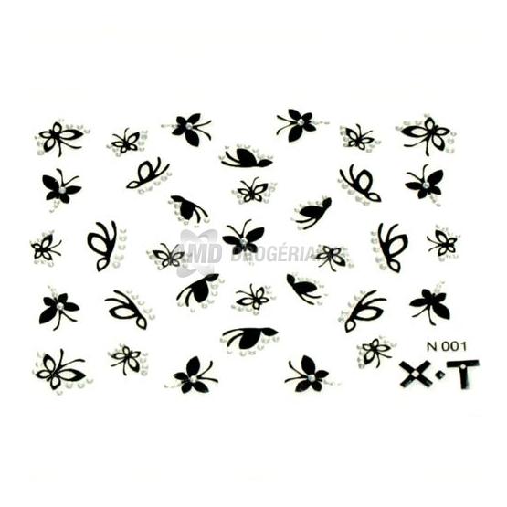 NÁLEPKY NA NECHTY S KAMIENKAMI 20 KS