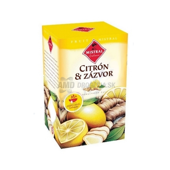 MISTRAL ČAJ CITRÓN ZÁZVOR 40 G