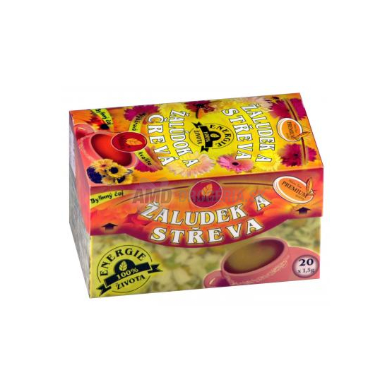 BYLINNÝ ČAJ ZALÚDOK A ČREVÁ 30 G