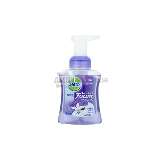 DETTOL TEKUTÉ MYDLO PENA CREMY VANILA ORCHID 250 ML