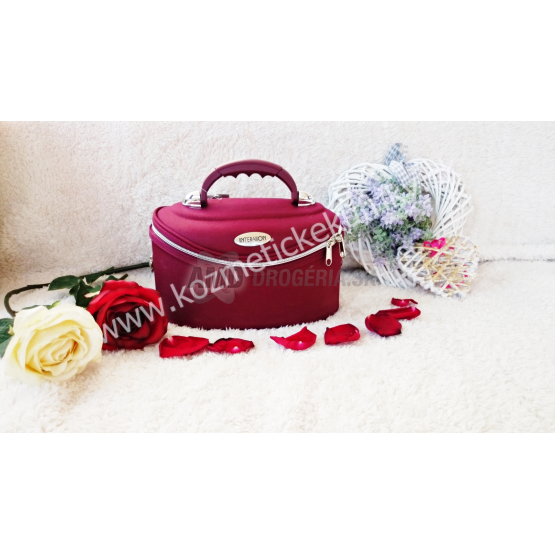 KOZMETICKY KUFRÍK BORDOVÝ MALÝ 1 KS