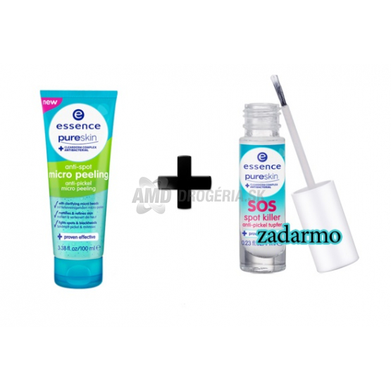 ESSENCE PURE SKIN PACK SOS + PEELING