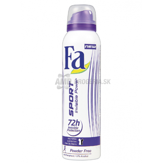 FA DEODORANT SPORT INVIEIBLE POWER 150 ML