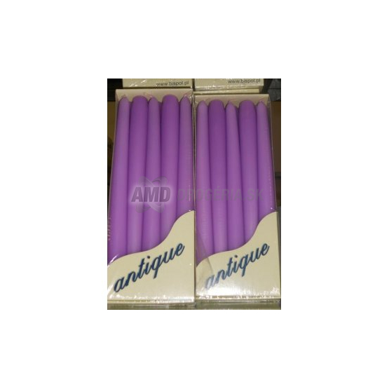 SVIEČKA KONICKÁ FIALOVÁ 1 KS