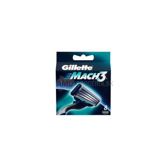GILLETTE MACH3 NÁHRADNÉ HLAVICE 8 KS