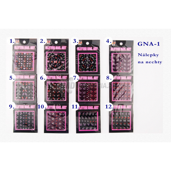 NÁLEPKY NA NECHTY GNA-1