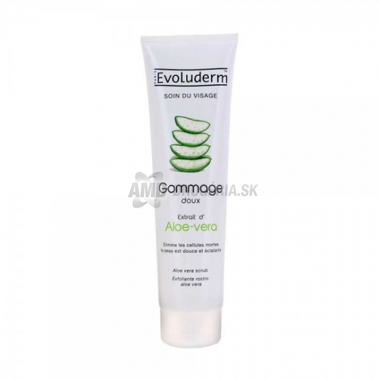 EVOLUDERM PEELING NA TVÁR ALOE VERA 150 ML