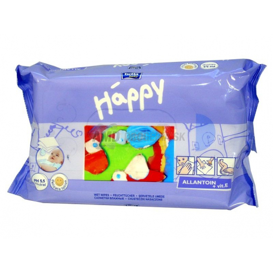 BELLA HAPPY DETSKÉ VLHČENÉ UTIERKY ALLANT 64 KS