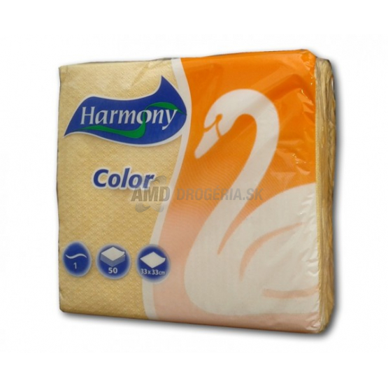 HARMONY SERVIÍKY PRIMA ORANŽOVÉ 50 KS