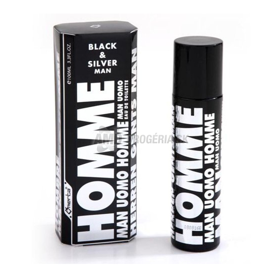HOMME BLACK SILVER EDT-TOALETNÁ VODA 100 ML