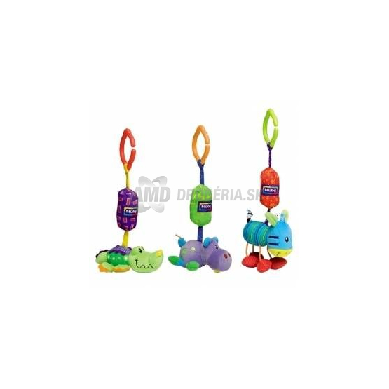 SAFARI TEXTILNÁ HRKÁLKA ZEBRA,HROCH,KROKODÍL