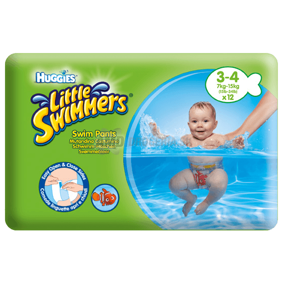 HUGGIES LITTLE SWIMMERS 3/4 7-15KG, 12 KS