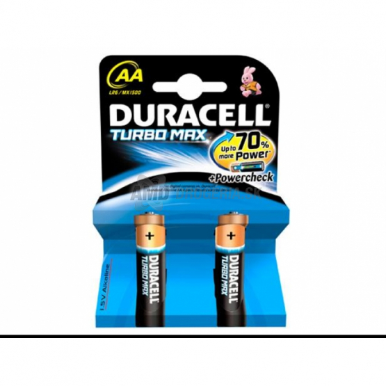 BATÉRIA DURACELL TURBO AA 2 KS