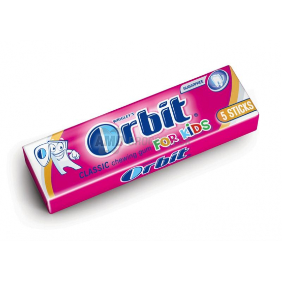 ORBIT KIDS BUBBLE GUM 13 G