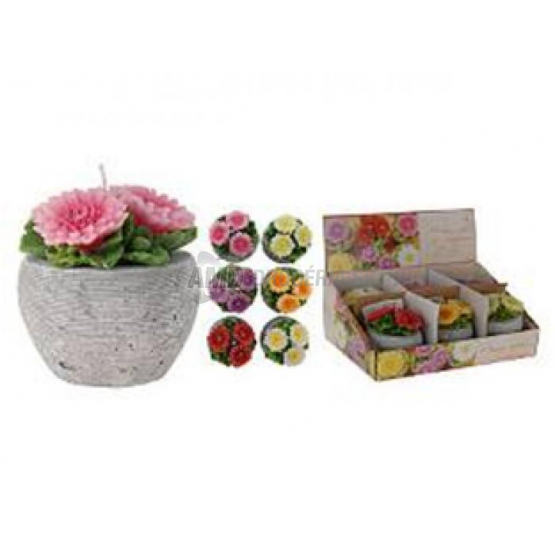 SVIEČKA SKLO KYTICA