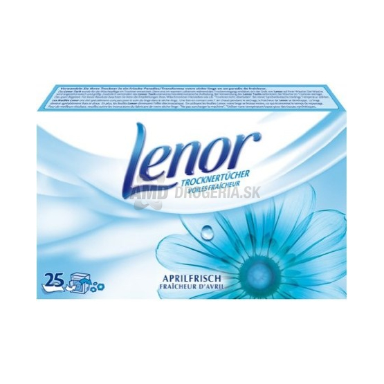 LENOR VOŇAVÉ ŠATKY APRILFRESH 25 KS