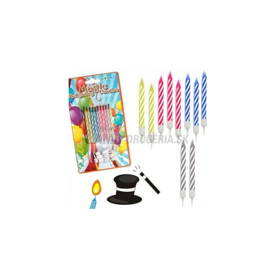 TORTOVÉ SVIEČKY MAGIC 10 KS