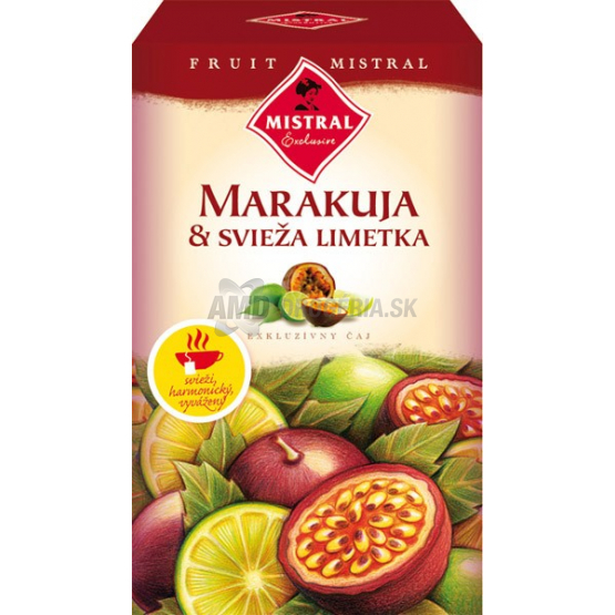 MISTRAL ČAJ MARAKUJA SVIEŽA LIMETKA 40 G