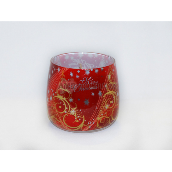 SVIEČKA VOŇAVÁ SKLO MERRY CHRISTMAS 1 KS
