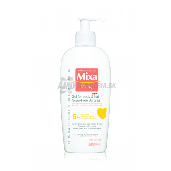 MIXA BABY ČISTIACI GÉL 2 V 1 250 ML