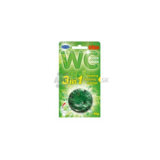 MR. MATTES WC BLOK GREEN 40 G