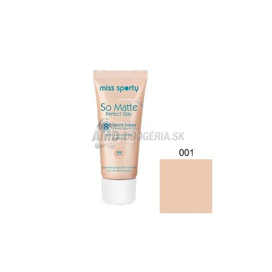 MISS SPORTY MAKE-UP SO MATTE 01 LIGHT 30 ML