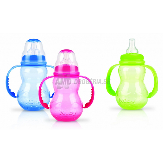 NUBY FĽAŠA S RÚČKAMY 210 ML