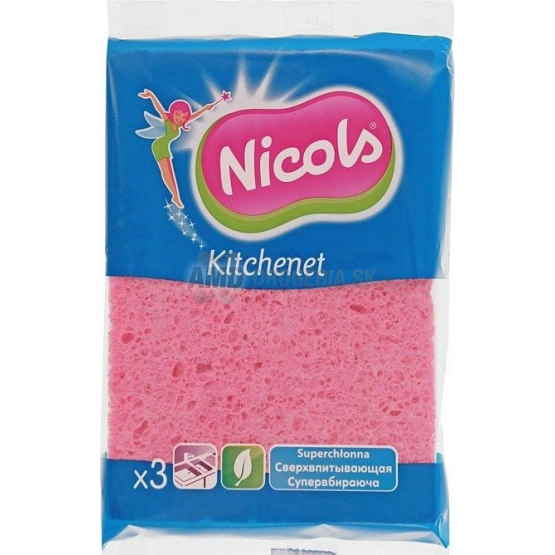 NICOLS CELULOZOVÁ UTIERKA KITCHENET 3 KS