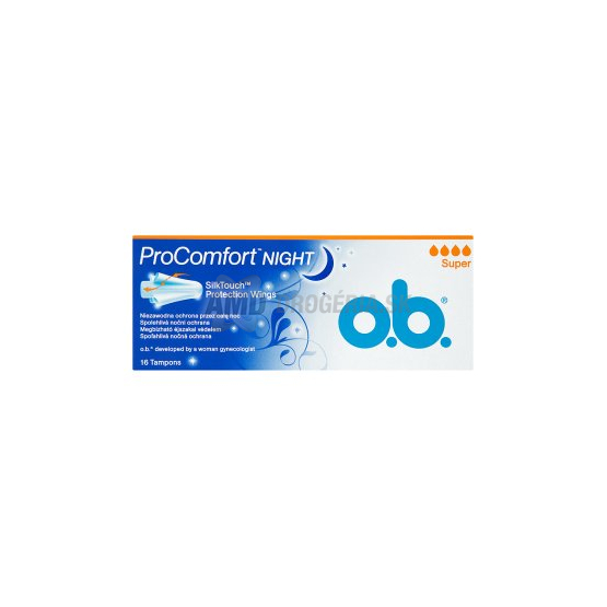 O.B. TAMPÓNY COMFORT NIGHT SUPER 16 KS