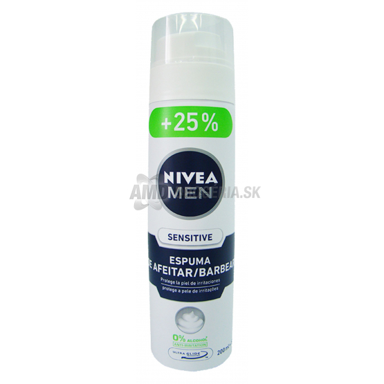 NIVEA PENA NA HOLENIE SENSITIVE 200+50 ML