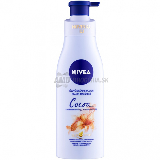 NIVEA TELOVÉ MLIEKO COCOA A MAKADAMIOVÝ OLEJ 200 ML