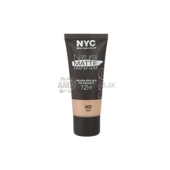 NYC MAKE UP NATURAL MATTE 12 HODÍN 002 30 ML