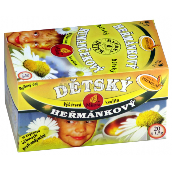 ČAJ DETSKÝ BYLINNÝ S RUMANČEKOM 30 G