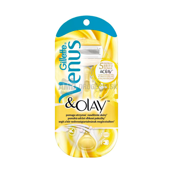 GILLETTE VENUS OLAY STROJČEK + 1 KS NÁHRADA