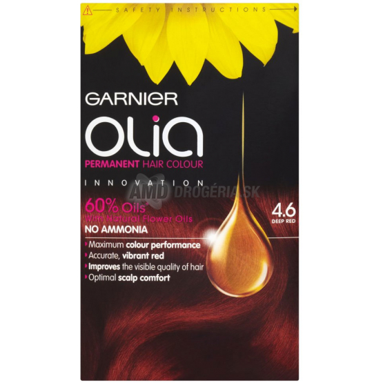 GARNIER OLIA 4.6 TMAVO ČERVENÁ