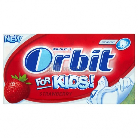 ORBIT KIDS PLATKY STRAWBERRY 27 G
