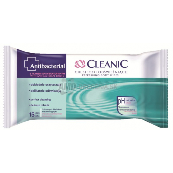 CLEANIC VLHČENÉ UTIERKY ICE COOLING 15 KS