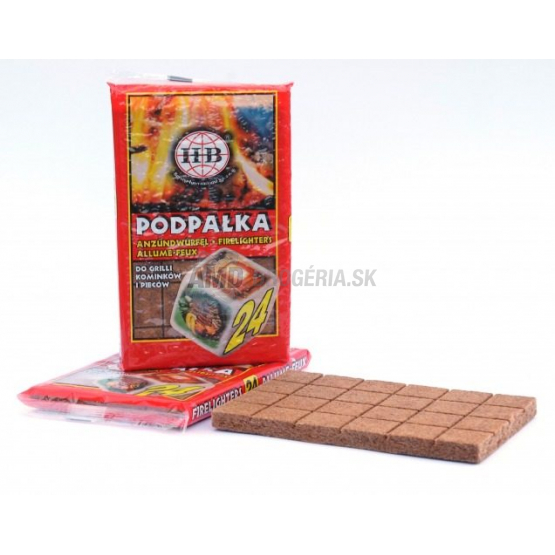 PODPAĽOVAČ HNEDÉ KOCKY 24 KS 130 G