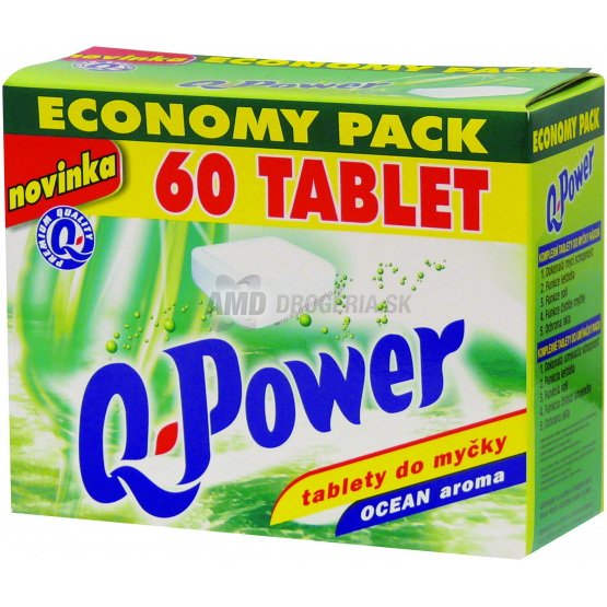 Q-POWER TABLETY DO UMÝVAČKY OCEÁN 60 KS