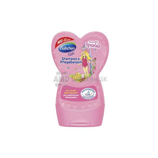BUBCHEN KIDS ROSALEA 2 V 1 ŠAMPÓN + BALZAM 230 ML