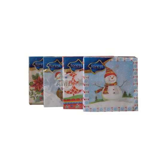 SERVÍTKY VIANOČNÉ 33 x 33 20 KS